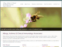 Tablet Screenshot of abingtonallergist.com